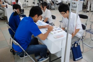 在学生が分かりやすく説明しました。